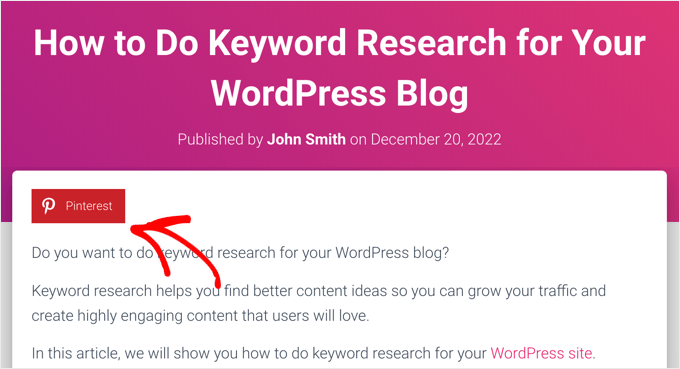 How to Add Pinterest Pin It Button in Your Wordpress Blog
