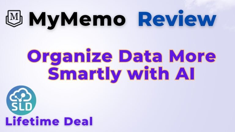Mymemo Lifetime Deal Review