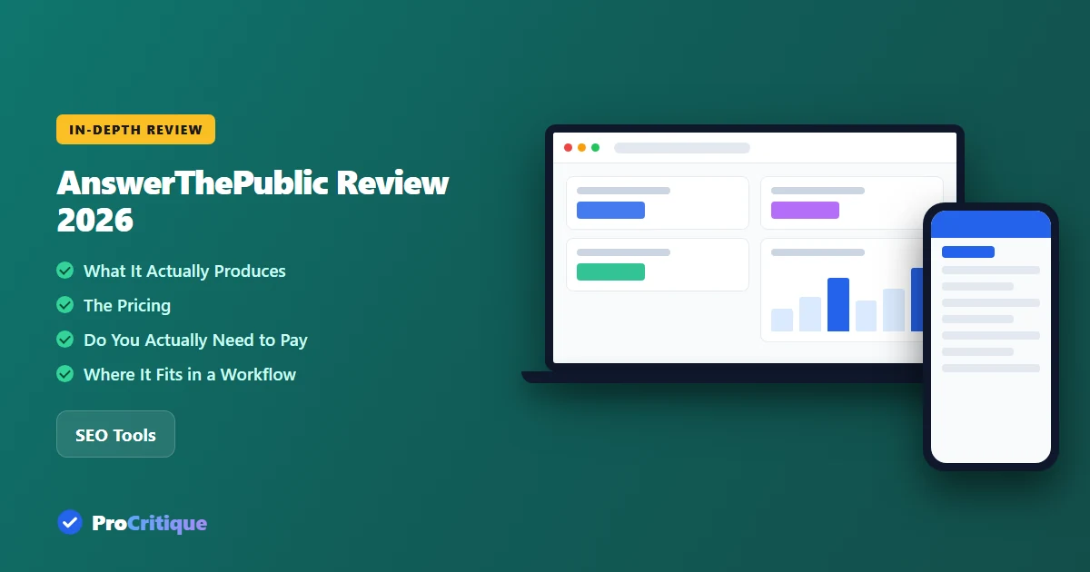 AnswerThePublic Review 2026: Most People Should Stay Free