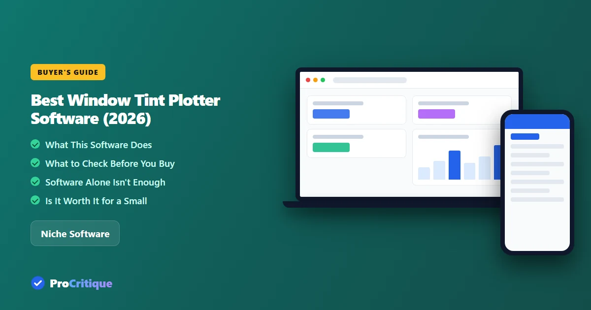 Best Window Tint Plotter Software (2026)
