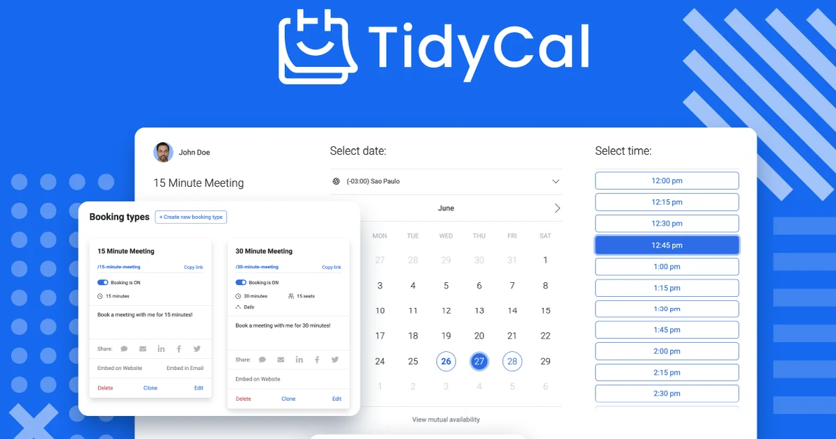 TidyCal review