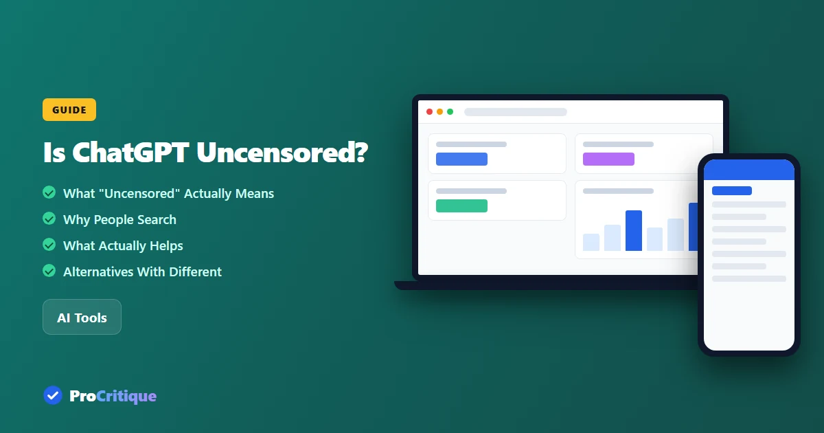 Is ChatGPT Uncensored? What It Will and Won't Do