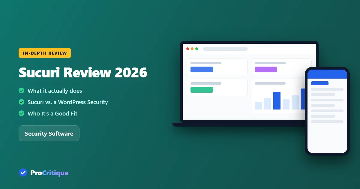 Sucuri Review 2026: Firewall and Malware Cleanup, Scored and Priced
