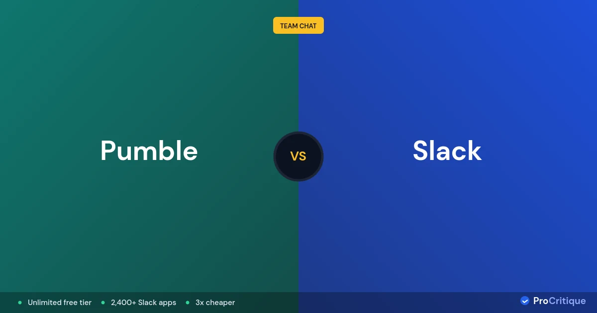 Pumble vs Slack 2026: Unlimited Free History vs Deep Integrations