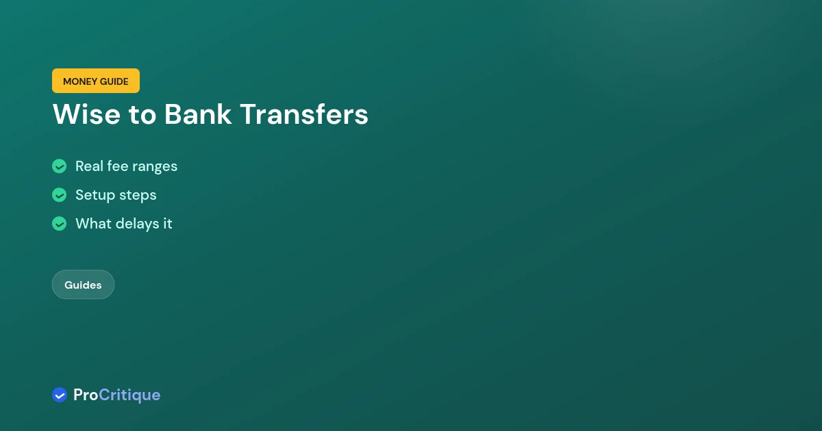 How to Transfer Money From Wise to Your Bank Account